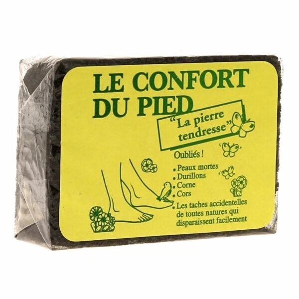 Photo de l'emballage avant de La "pierre tendresse" pour confort du pied.